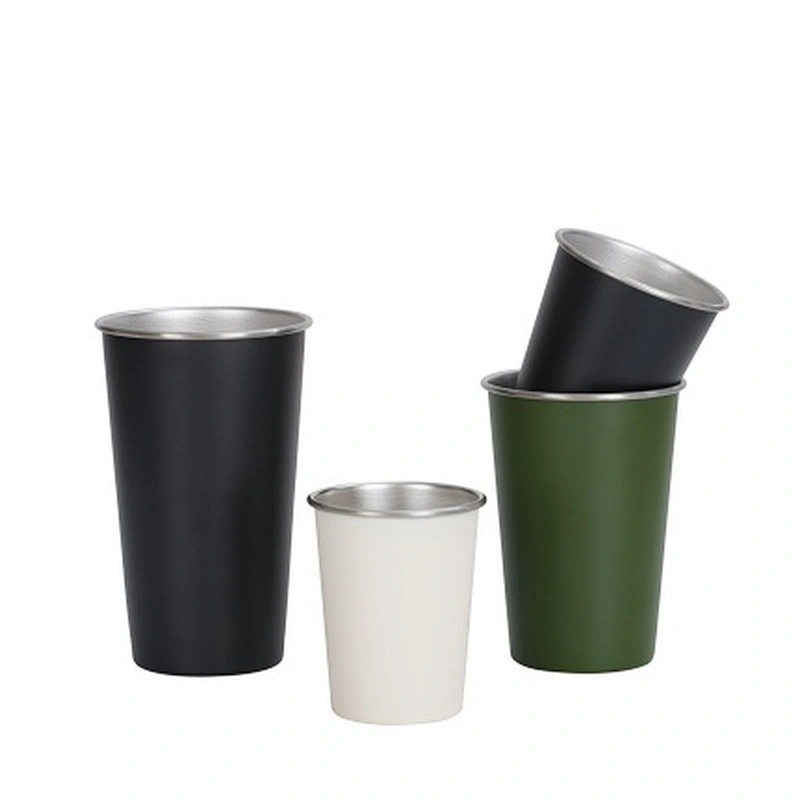 260 ml 350 ml 500 ml 700 ml single wall stainless steel beer,tea, coffee cups